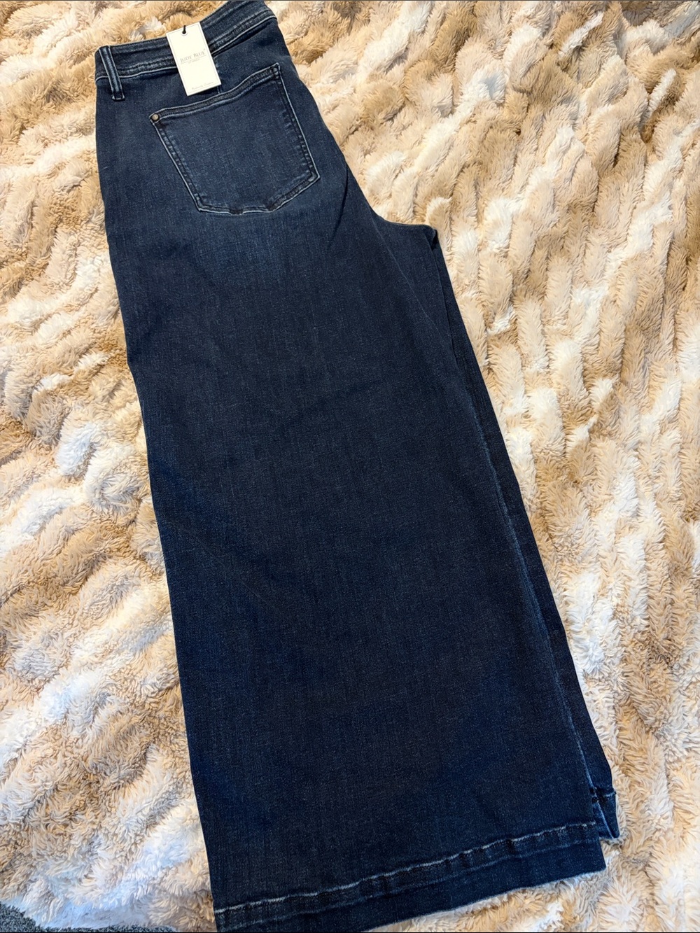 Judy Blue Dark Indigo Relaxed Straight Jeans